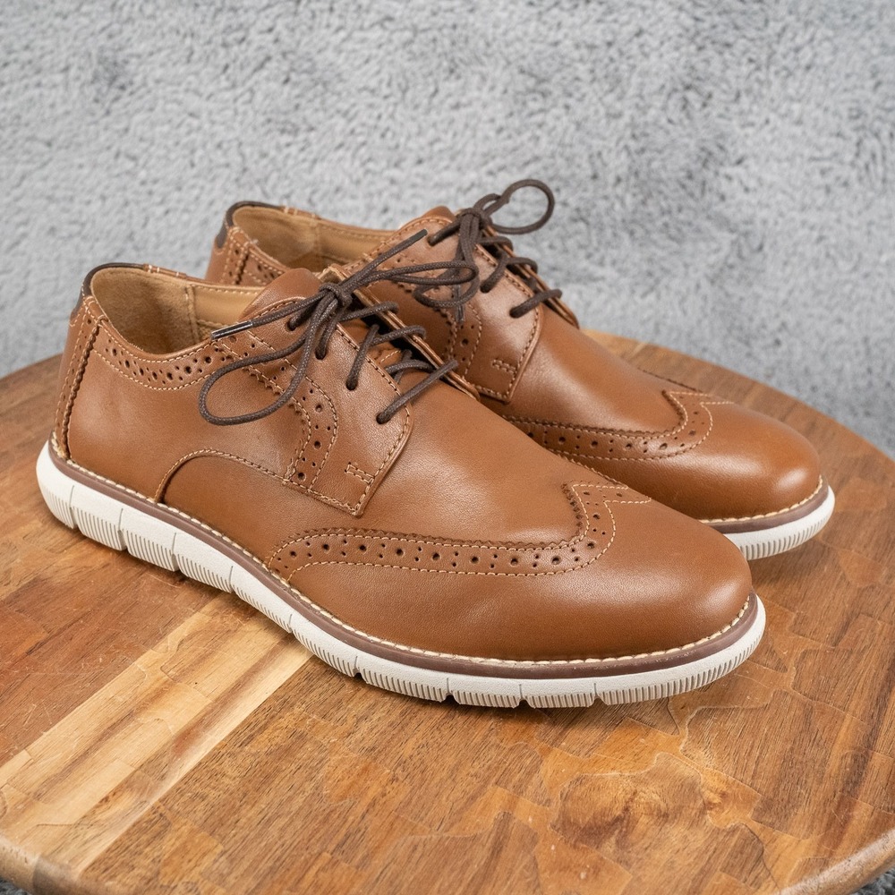Johnston & Murphy Boys BK-Holden Wingtip Oxford – Size 3.5 M – Dress Shoe
